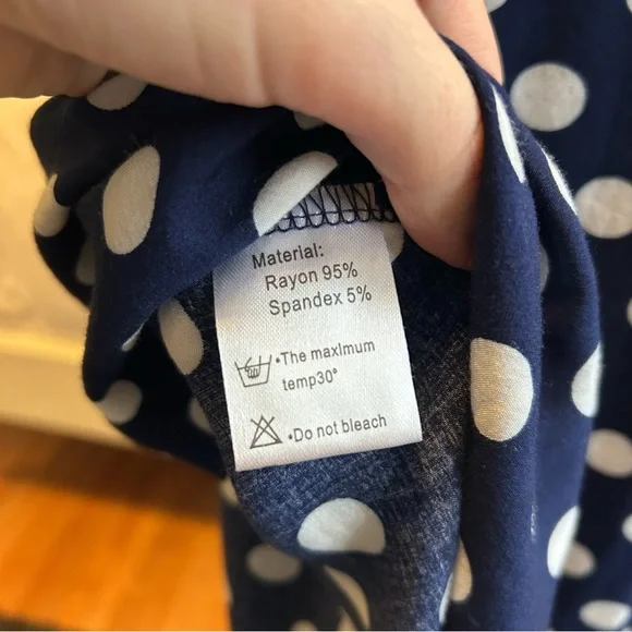 Grecerelle High Low Polka Dot Dress - Picture 5 of 6